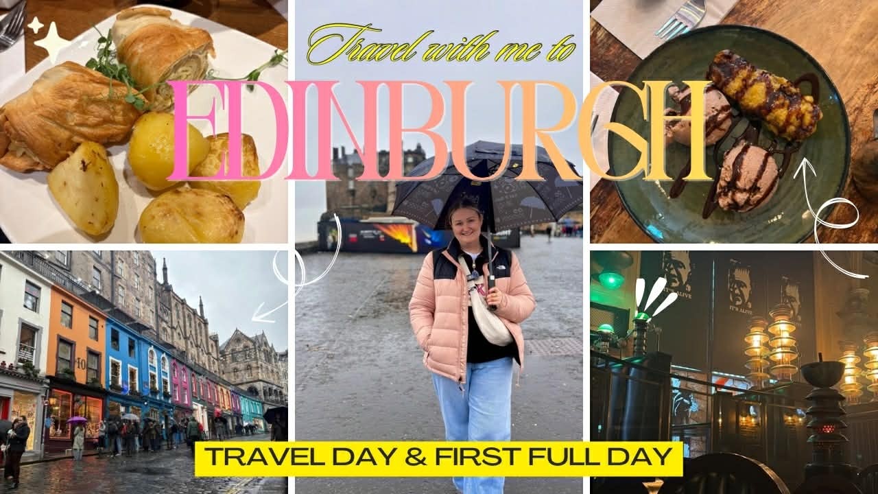ROAD TRIP TO EDINBURGH 🚗  EXPLORING VICTORIA STREET 🛍 FRANKENSTEIN BAR 🍕 TOBY CARVERY 🍗