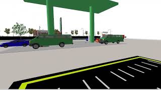 SIMIO - PTT Gas Station