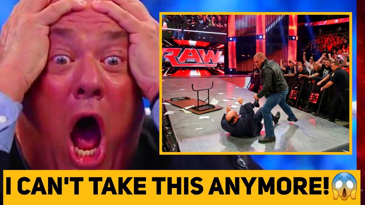 TRIPLE H LOSES HIS SHIT ON PAUL HEYMAN! 😡🔥