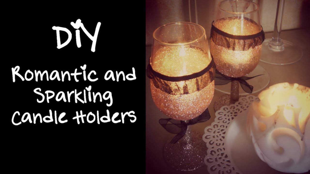 Candle Home Decor Decor diy romantic and sparkling candle holders home decor youtube Candle Home Decor Decor diy romantic and sparkling candle holders home decor youtube