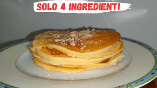 Pancake Allo Yogurt Greco, Solo 4 Ingredienti