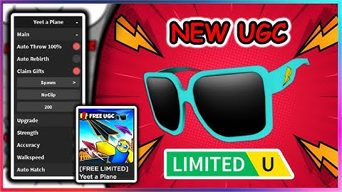 [NEW UGC] Roblox Yeet a Plane Simulator Script - Auto Farm