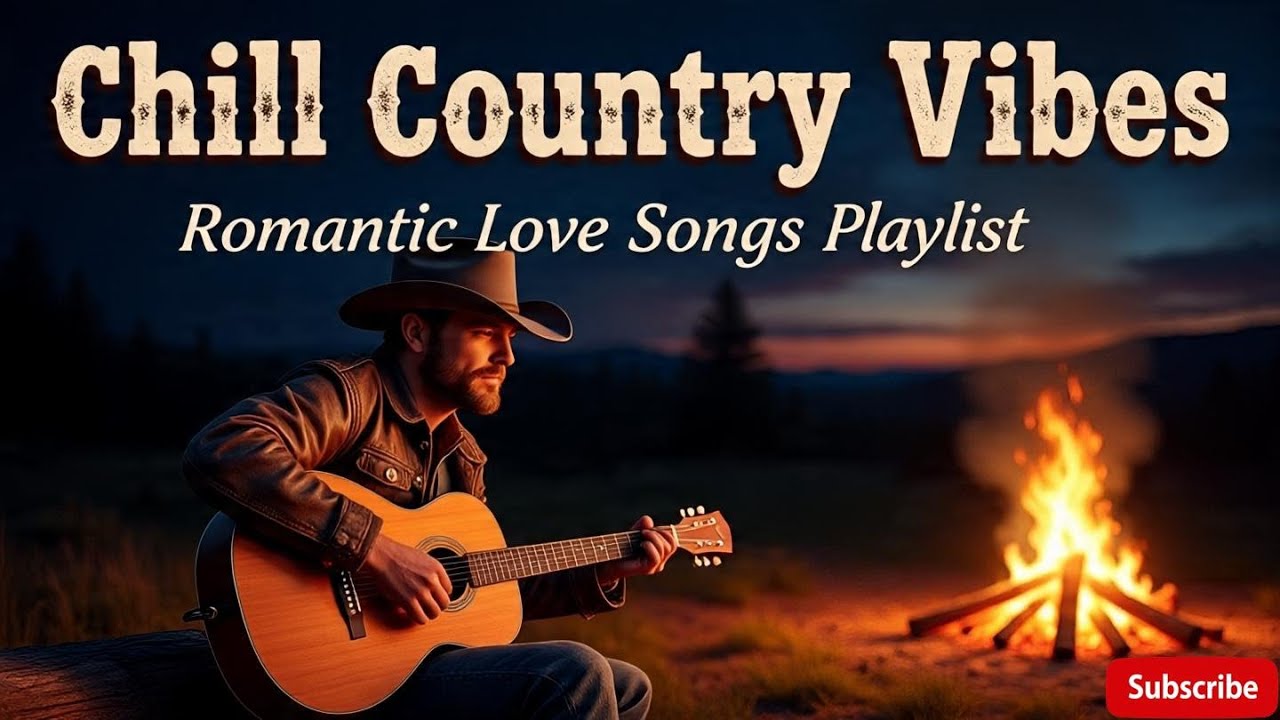 Fireplace Country Music | Cozy Rustic Cabin Ambience for Relaxing Nights