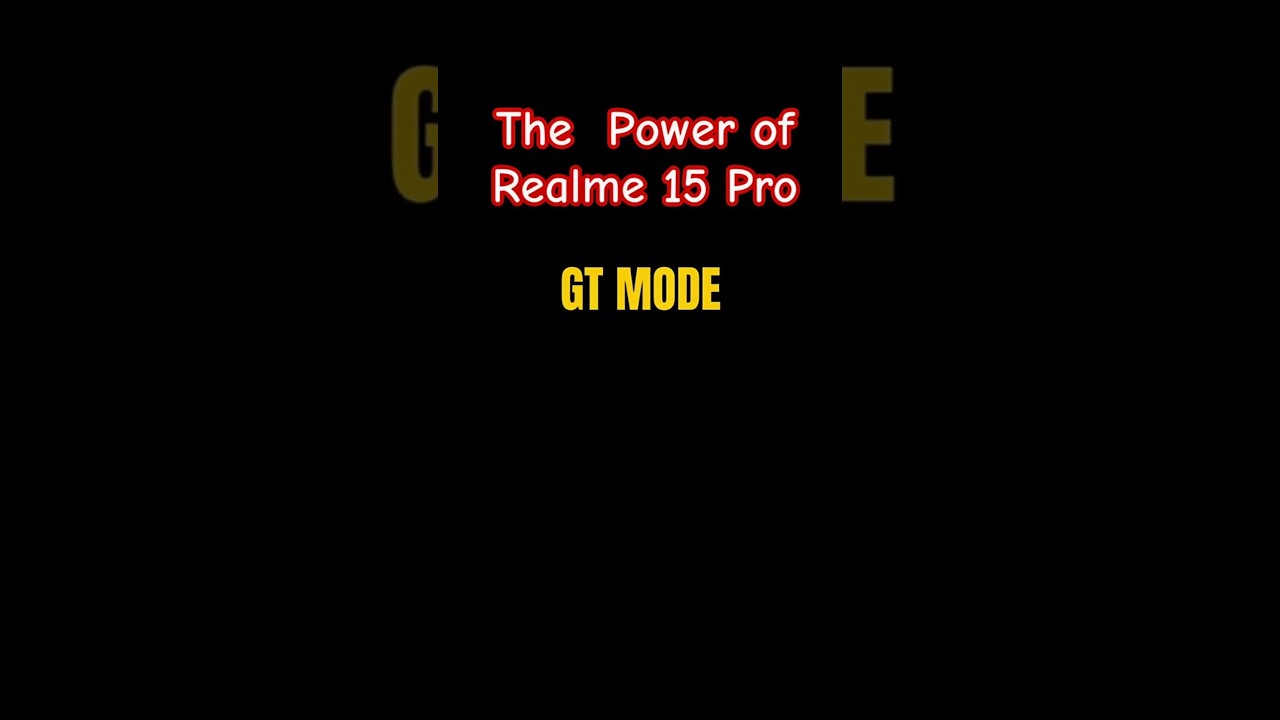 The Power of Realme 15 Pro GT MODE !! 