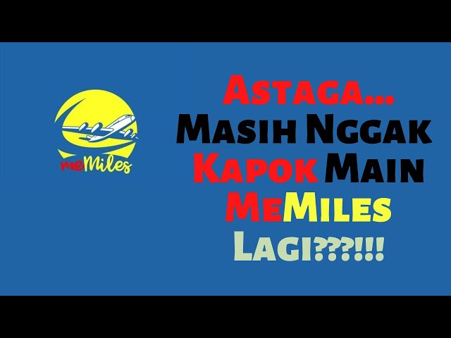 Astaga... Masih Nggak Kapok Main Memiles Lagi???!!!