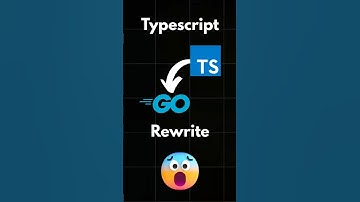 Goodbye JavaScript? TypeScript Compiler is Moving to Go! #shorts  #typescript  #golanguage