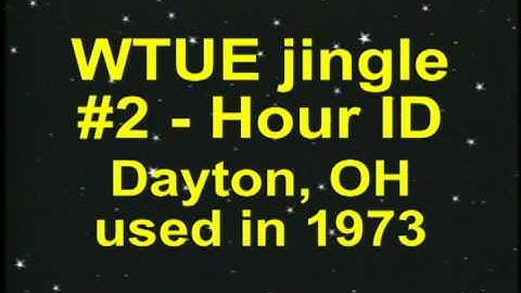 WTUE Dayton - Top-of-the-Hour I.D. Quadrophonic Jingle From 1973!