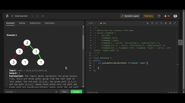 1457. Pseudo-Palindromic Paths in a Binary Tree  || #leetcode