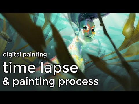 Sea Elf + Time Lapse & Digital Painting Process