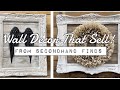 Simple Wall Decor That Sells | DIY | Home Decor | Secondhand | For Profit