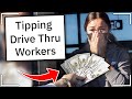 Tipping Drive Thru Workers $10,000 | r/mademesmile