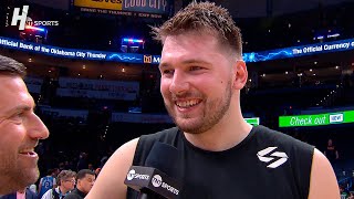 Luka Doncic responds to Chuck's Comments & Game 5 Win vs OKC, Postgame Interview 🎤 image