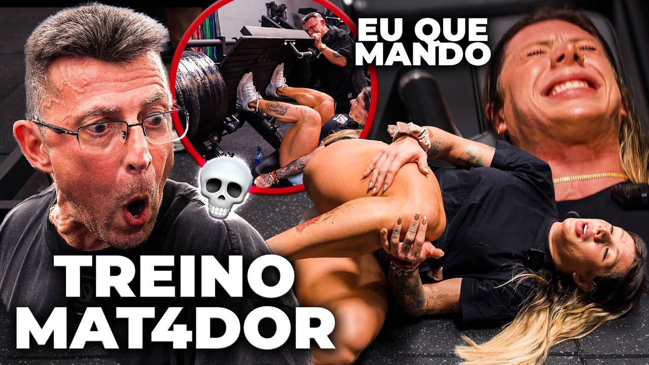 ISSO É TREINO DE PERNA DE VERDADE | JOHANN & JU CACERES