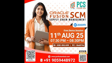 Oracle Fusion - SCM - (Supply Chain Management) Procure to Pay Flow