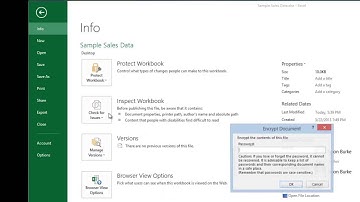 How to Encrypt Microsoft Excel Documents