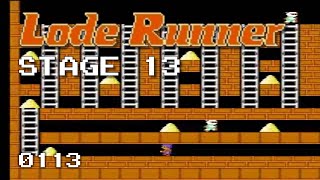 Lode Runner 1 - Stage 13 [0113]