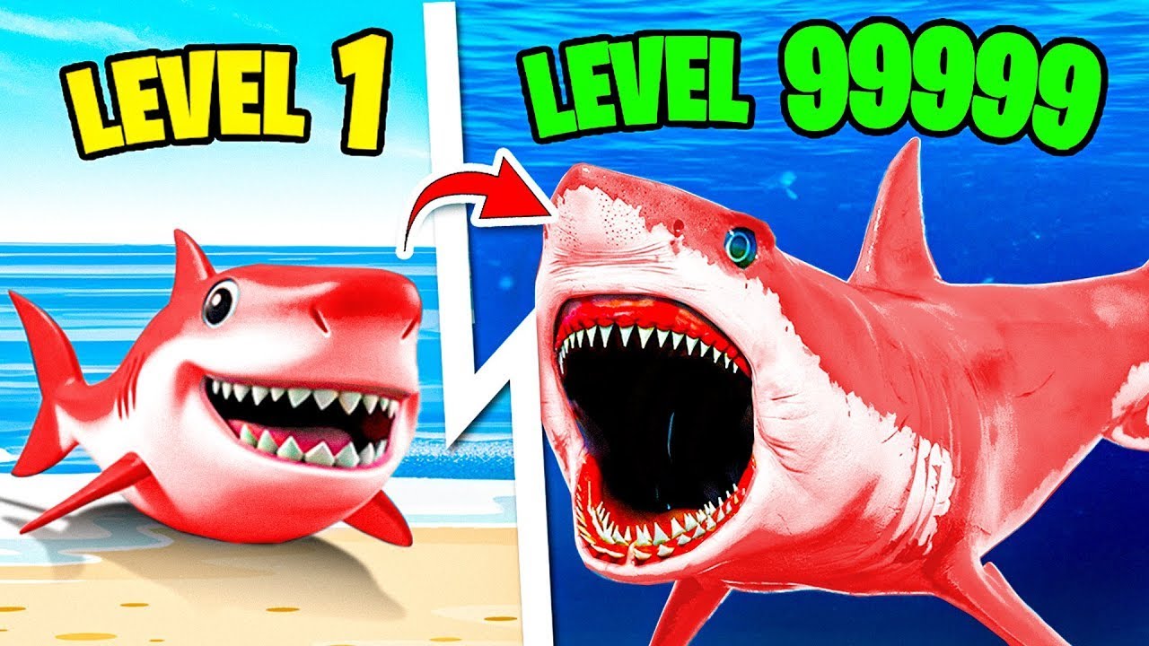 Upgrading BABY SHARK To BIGGEST SHARK in Roblox