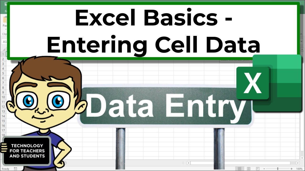 Excel Basics - Entering Cell Data