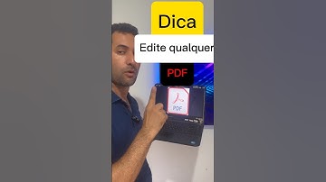 Como editar qualquer arquivo PDF. #dicas #pdf #tecnologia #edge