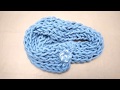 DIY. Как быстро связать спицами оригинальный шарф. How to knit fast an original scarf.