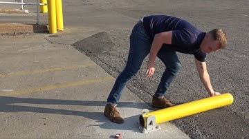 Collapsible Bollard Installation and Application