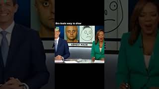 The Suspect Sketch Was TOO Accurate 🤣#NewsFail #Funny #Skit #Trending