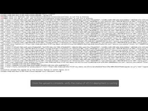 VMware Integrated OpenStack - Upgrade  5.1 to 6.0