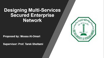 KFUPM - COE546 Project - Designing Multi-Services Secured Enterprise Network