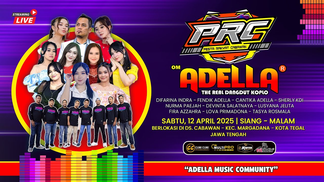 🔴LIVE STREAMING OM ADELLA PESTA RAKYAT CABAWAN TEGAL JAWA TENGAH | MALAM