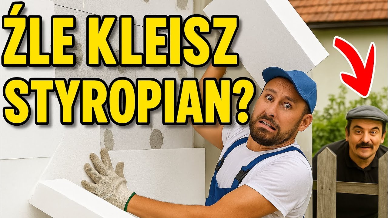 Jak NIE kleić styropianu – 7 błędów, które widzi nawet sąsiad 😅