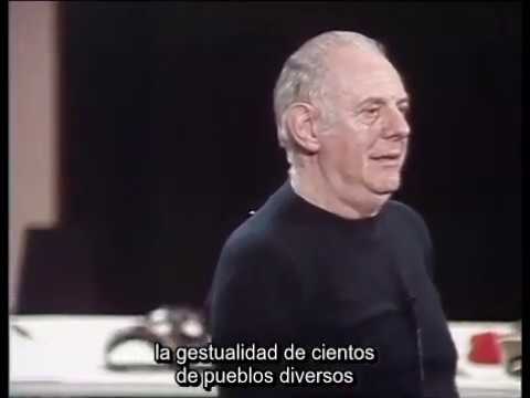 Dario Fo || Lecciones de teatro || El gesto 1 || Subtítulos en español