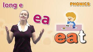 Long Vowels | Lesson 7 Long Vowel e (ea) | 4 Step Phonics