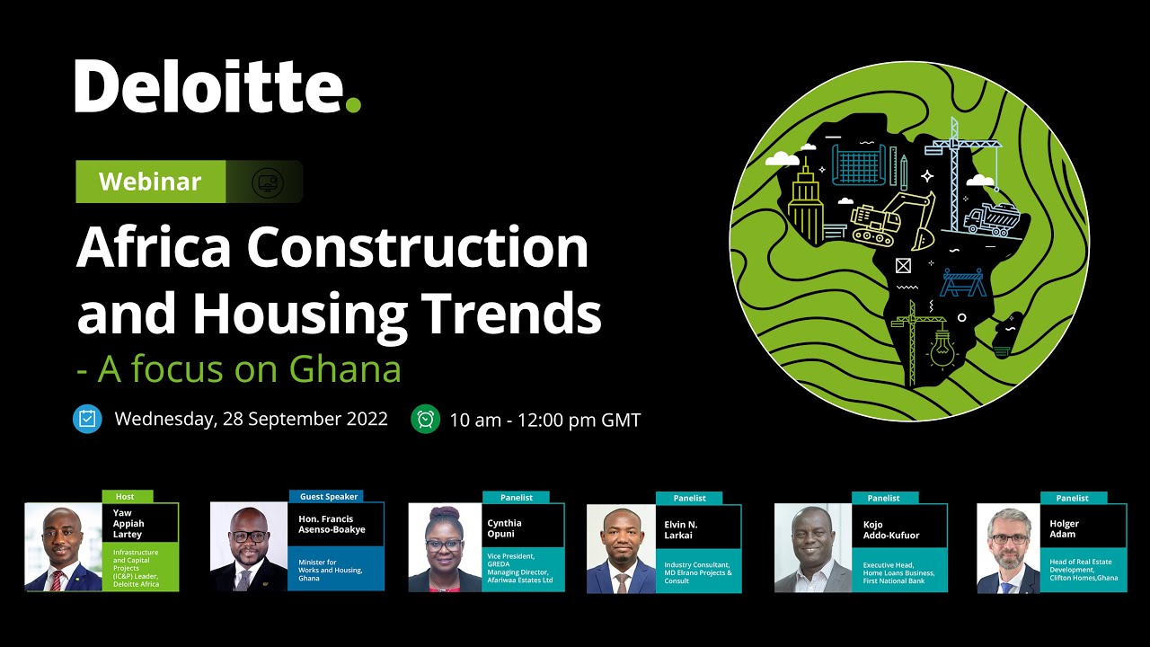 Still from Webinar - Africa Construction and Housing Trends - A Focus on Ghana