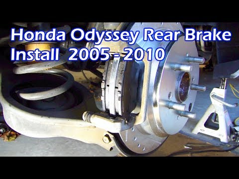 Honda Odyssey 99 04 Front Brake Pads and Rotor Replacement Bundys Garage