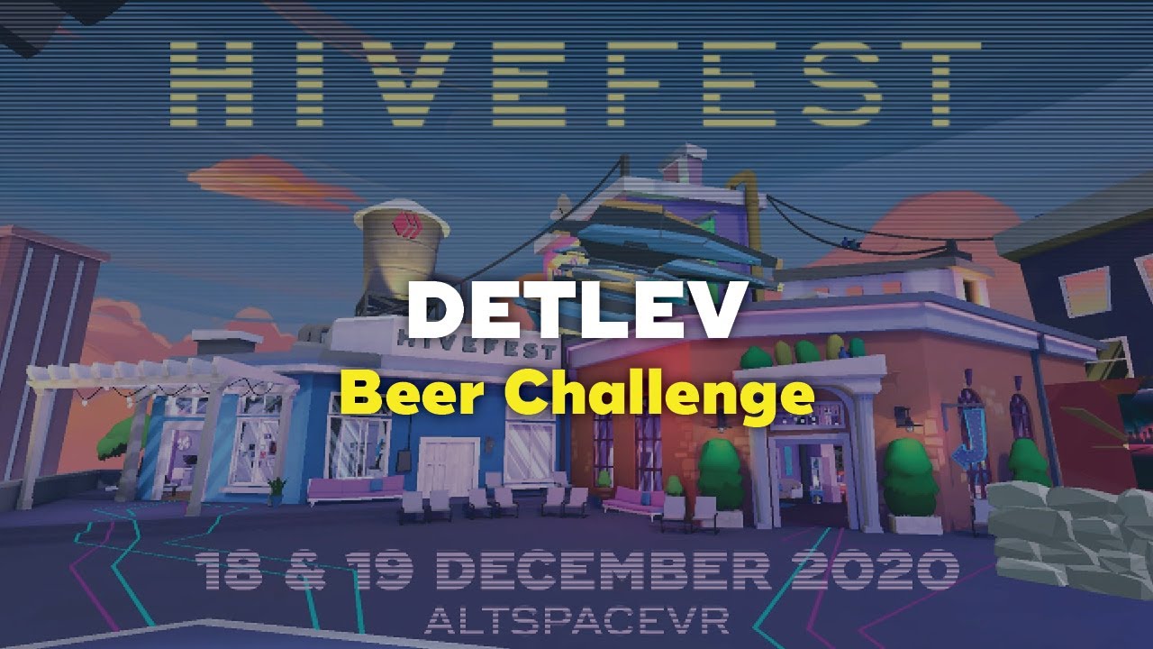 detlev presenting Beer Challenge at HiveFest 2020