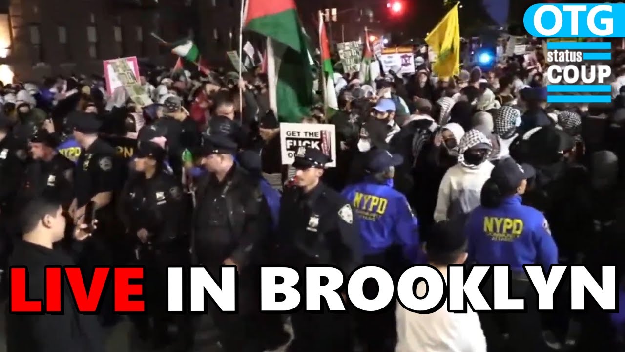 BREAKING: CHAOS as Pro-Palestinian Protesters and Zionists Clash Near Stolen Land Sale