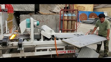 Better manufacturing environmental stone flaming machine processing with water to reduce the dust