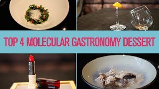 Top 4 Indonesian Molecular Gastronomy Dessert