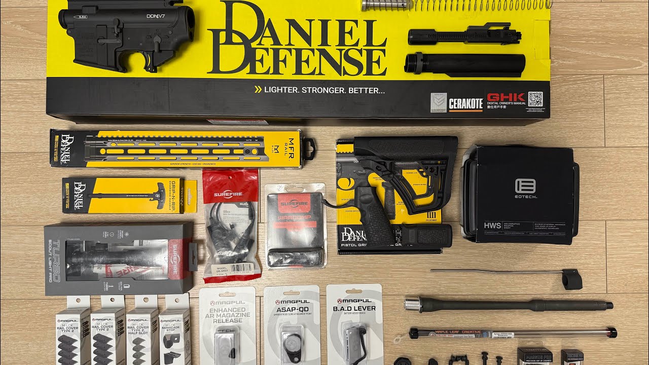My dream build Daniel Defense DDM4v7 based on GHK M4 V3