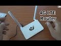 WiFi Router 4G LTE 300Mbps wireless router with speed test