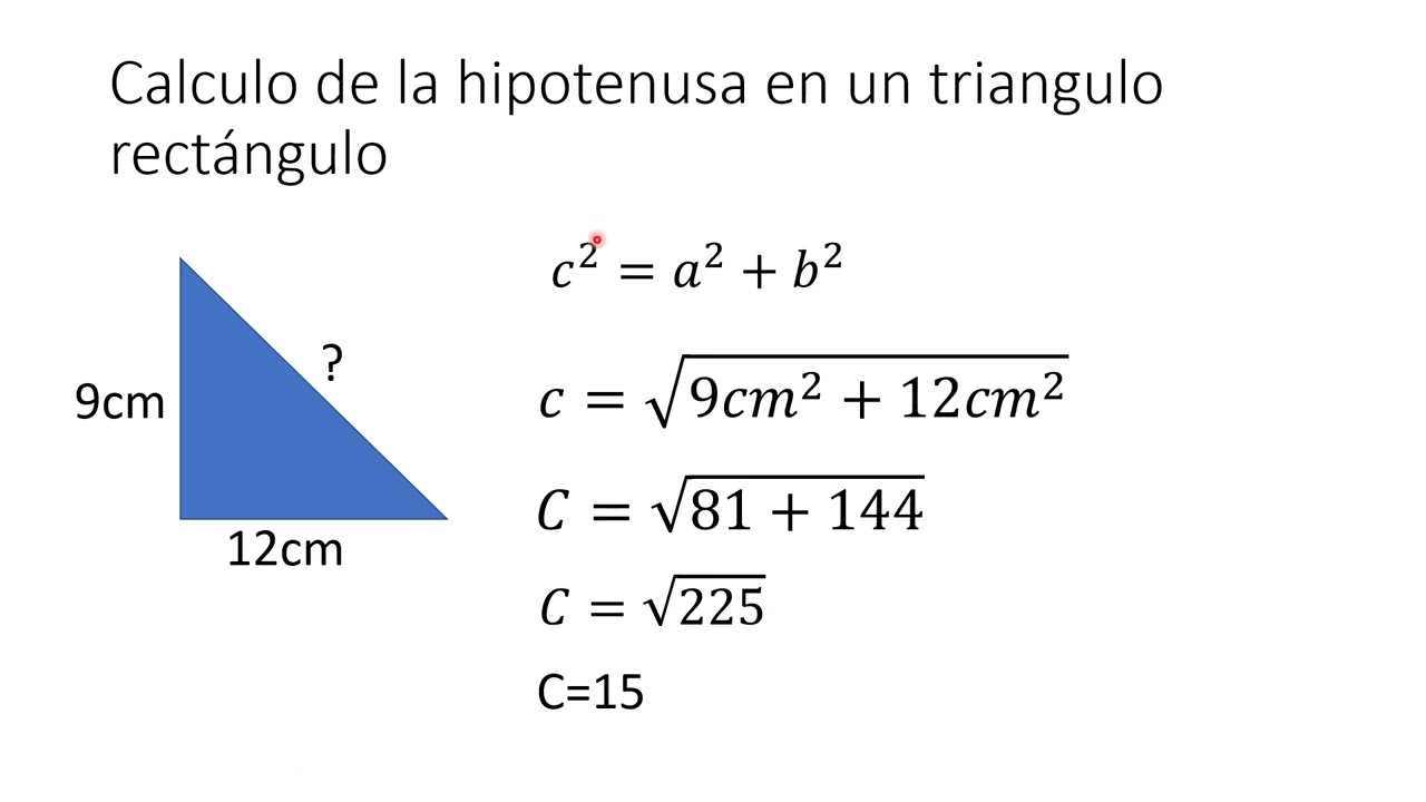 Calculadora Teorema de Pitagoras Online