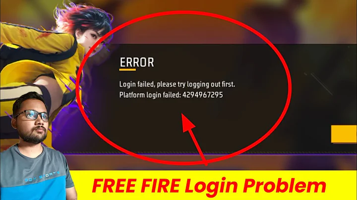 Login failed please try logging out first Free Fire Login Problem | Platform login failed Free Fire