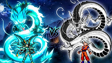 Epic🤩 | Dragon Shiryu OP (all form) (New) VS Goku DBS V3.5 OP (all form) in Jump Force Mugen