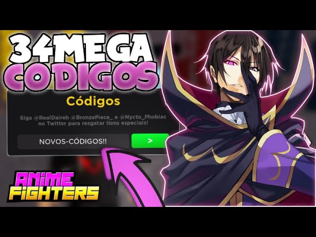 Roblox - Códigos para o Anime Fighters Simulator (julho 2023