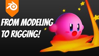How to create Kirby in Blender - Timelapse