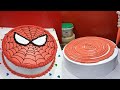Spiderman face cake decorating | 5 Kg Birthday Cake Design | Spiderman Cake Design
