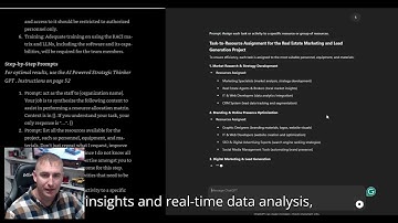Resource Allocation Matrix with ChatGPT