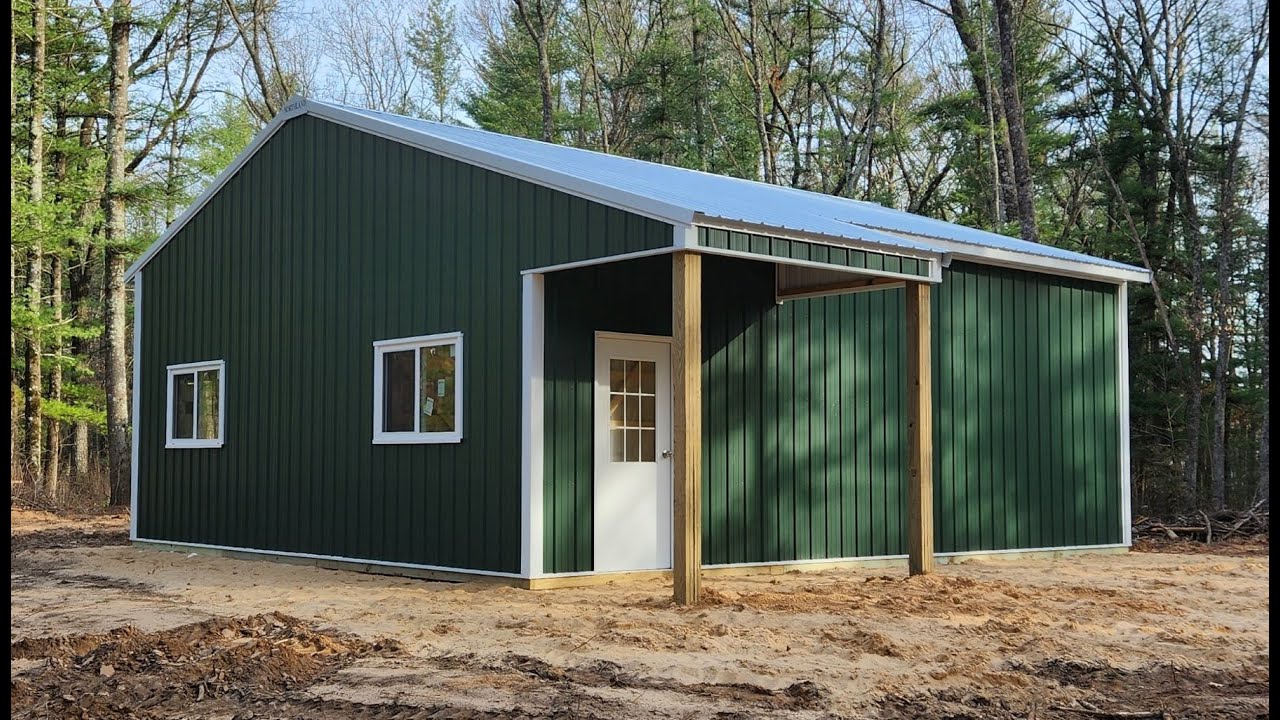 Finished Pole Building YouTube