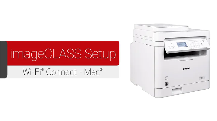 imageCLASS 5 Line UI Easy Wireless Setup for Mac