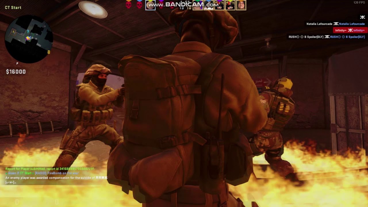 CSGO: Killing Teammates with Incendiary Grenade - YouTube